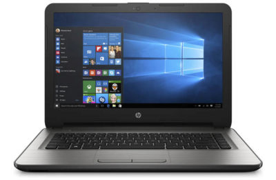 HP 14 Inch Notebook Intel Celeron 4GB 500GB Turbo - Silver